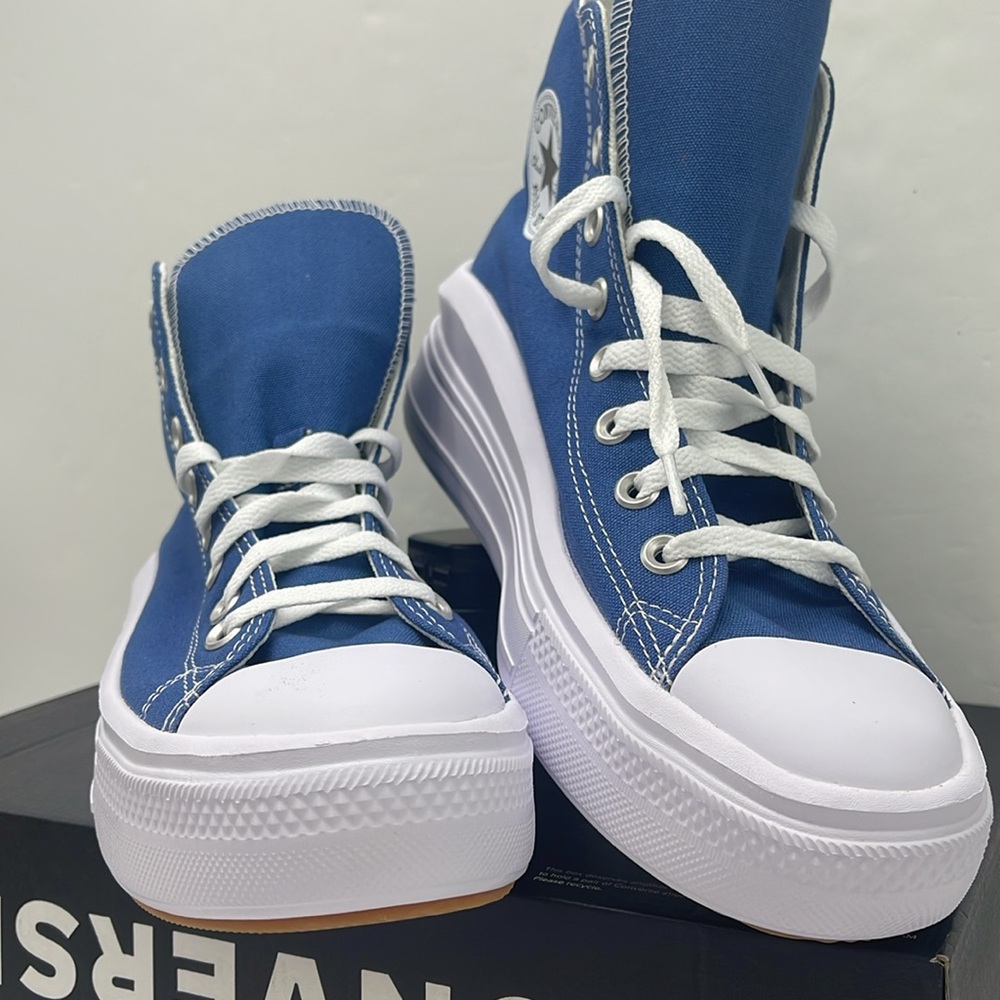 Converse WMNS High-Top Platform Sneakers A09395C
CTAS MOVE HI
ARMOR BLUE/WHITE - Picture 5 of 16